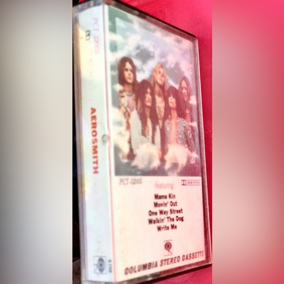Vintage 1973 AEROSMITH Self Titled Debut Album Columbia CBS Cassette Tape - Picture 2 of 8